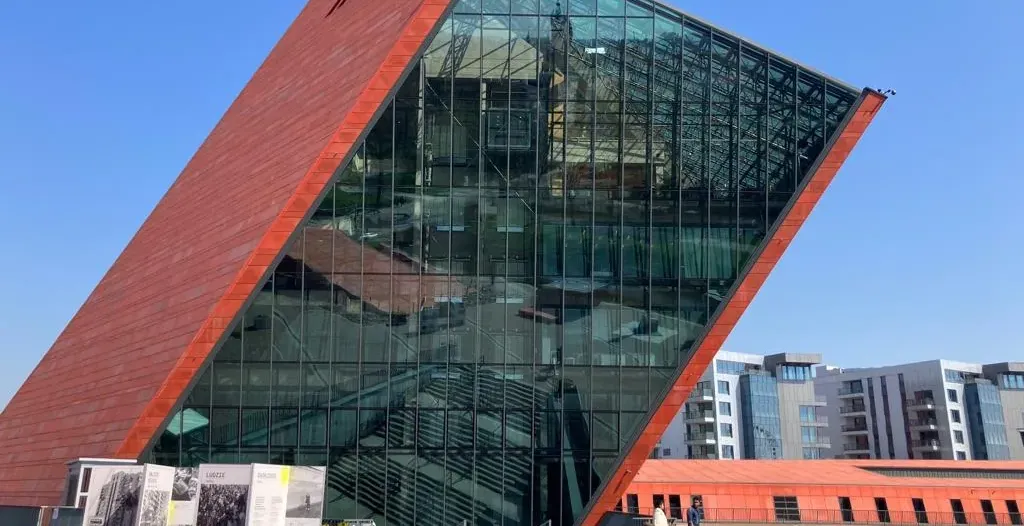The striking World War II Museum in Gdansk, Poland.