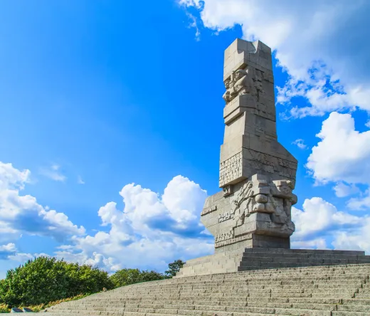 Westerplatte Monument in Gdańsk, Poland