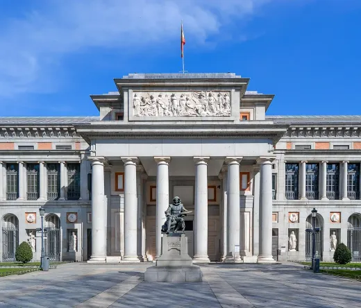 Das beeindruckende Prado-Museum in Madrid, Spanien.