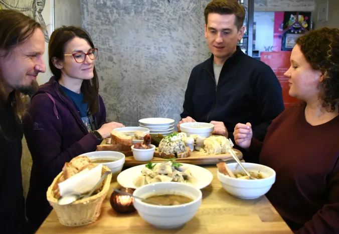 Delicious pierogi at a Krakow Food Tour.