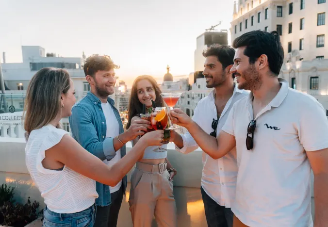Madrid Tapas- und Weintour mit Rooftop-Blick