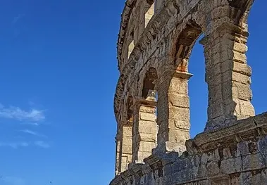 Römisches Amphitheater in Pula, Kroatien.