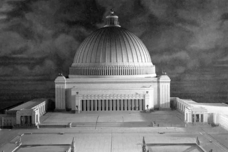 Model of the planned Volkshalle in Nazi Berlin.
