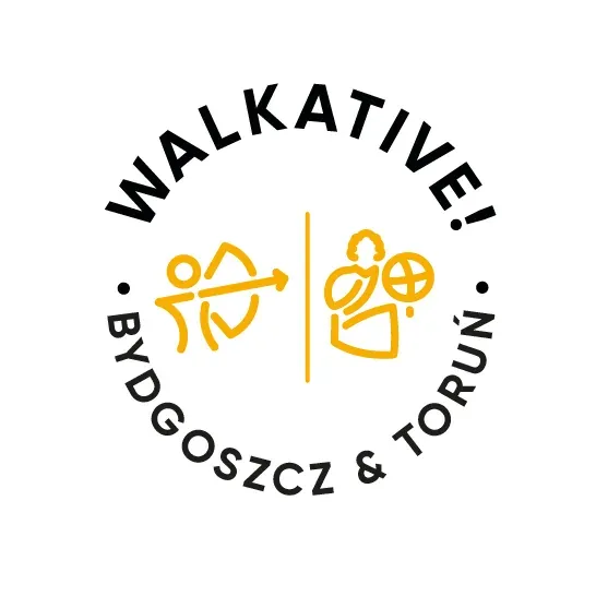 Logo Walkative!: wycieczki piesze po Bydgoszczy i Toruniu, Polska.