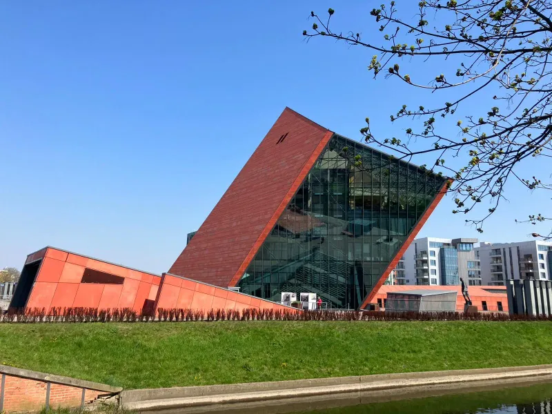 The striking Museum of the Second World War in Gdansk, Poland.