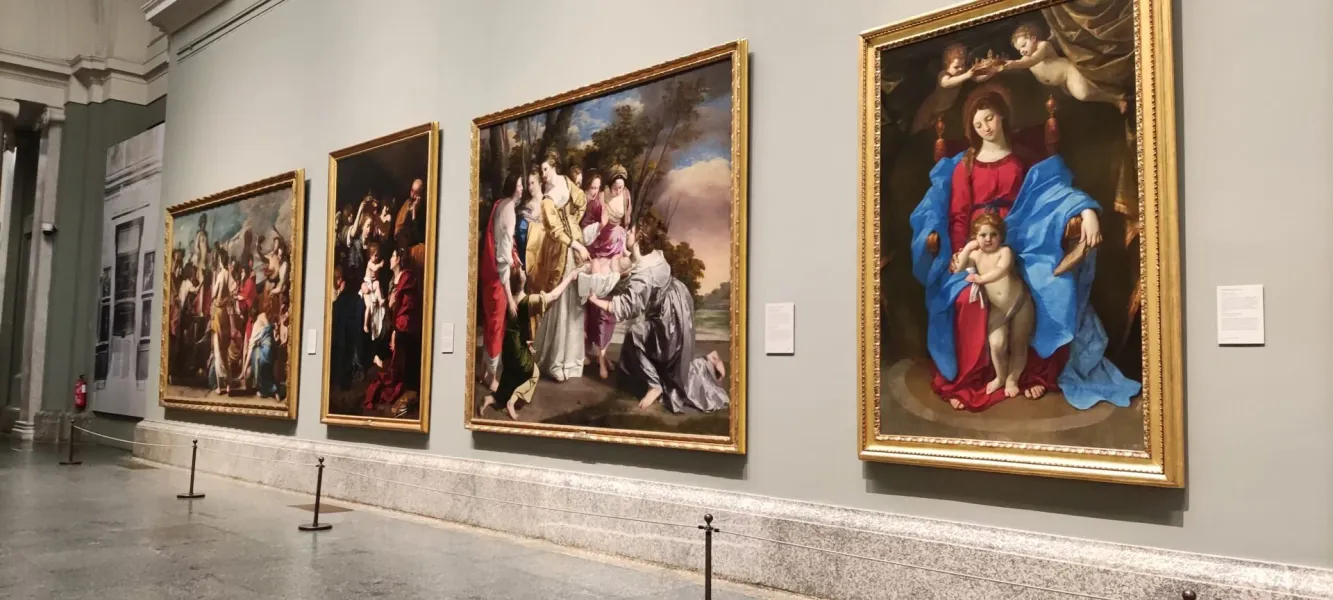 Prächtige Barockgemälde im Prado Museum in Madrid.