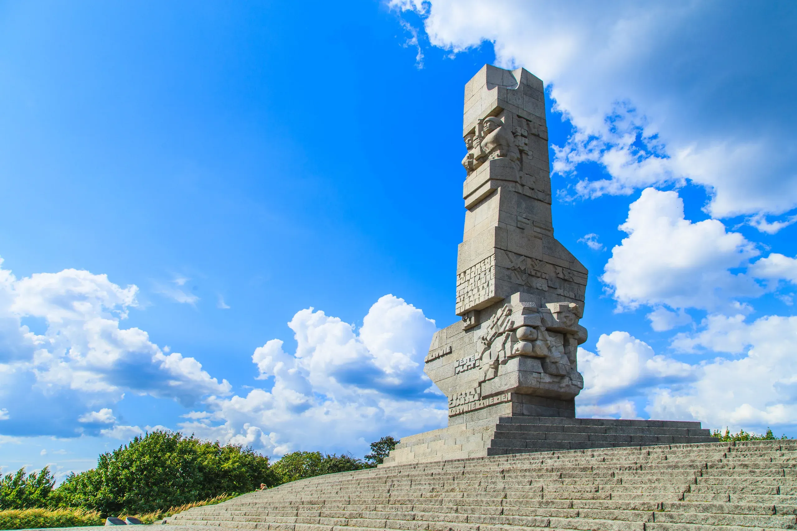 Monumento de Westerplatte en Gdańsk, Polonia