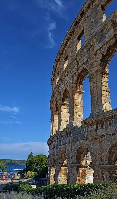 Römisches Amphitheater in Pula, Kroatien.