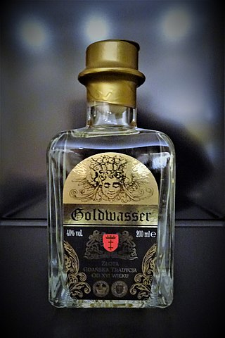 Goldwasser - vodka from Gdańsk, Poland