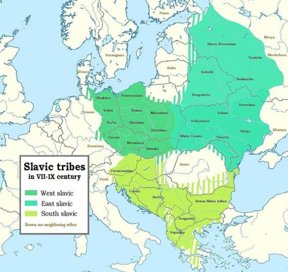 Slavic tribes (7-9th centuries)