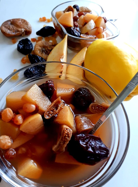 Dried fruit compote.