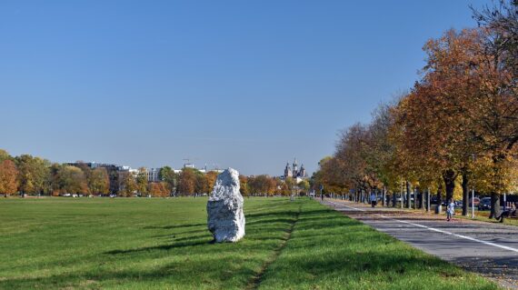 Błonia Park in autumn
