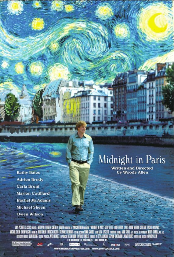 "Midnight in Paris" movie poster. 